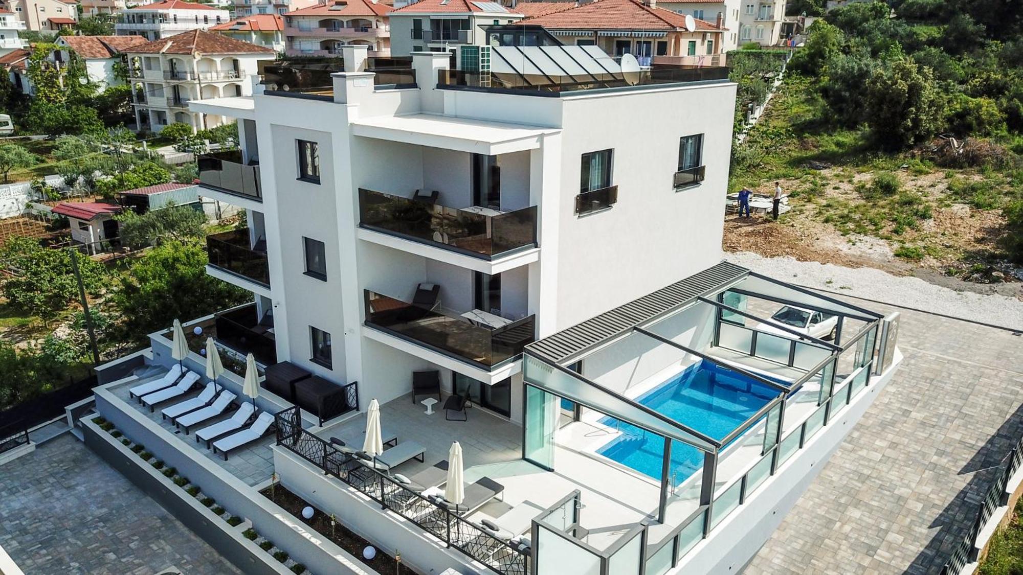 Villa 23 B Heated Pool Trogir Exterior foto