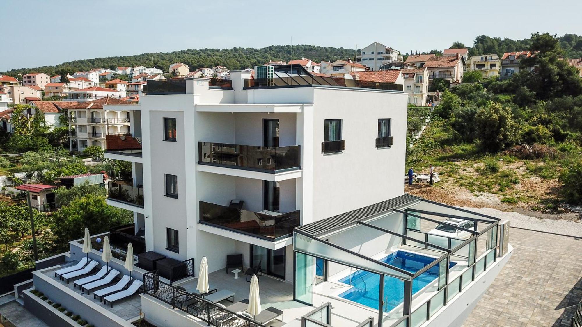 Villa 23 B Heated Pool Trogir Exterior foto